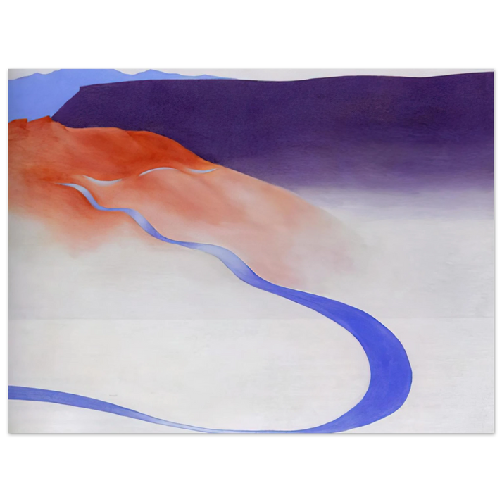 Georgia O'Keeffe - Road to the Ranch 75x100 cm / 30x40inches Fine Art Poster