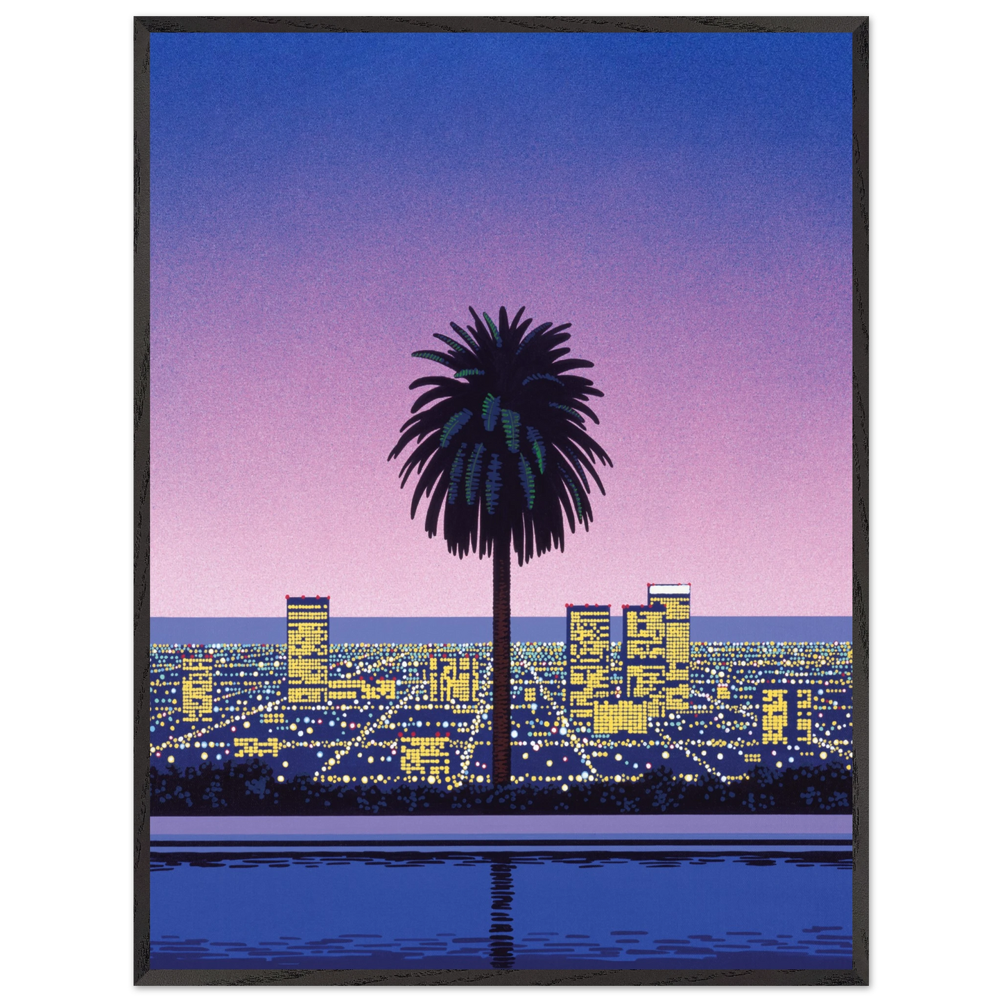 Hiroshi Nagai - Pacific Breeze 2 Wall Art - 30x40 cm / 12x16 inches - Fine Art Poster - -