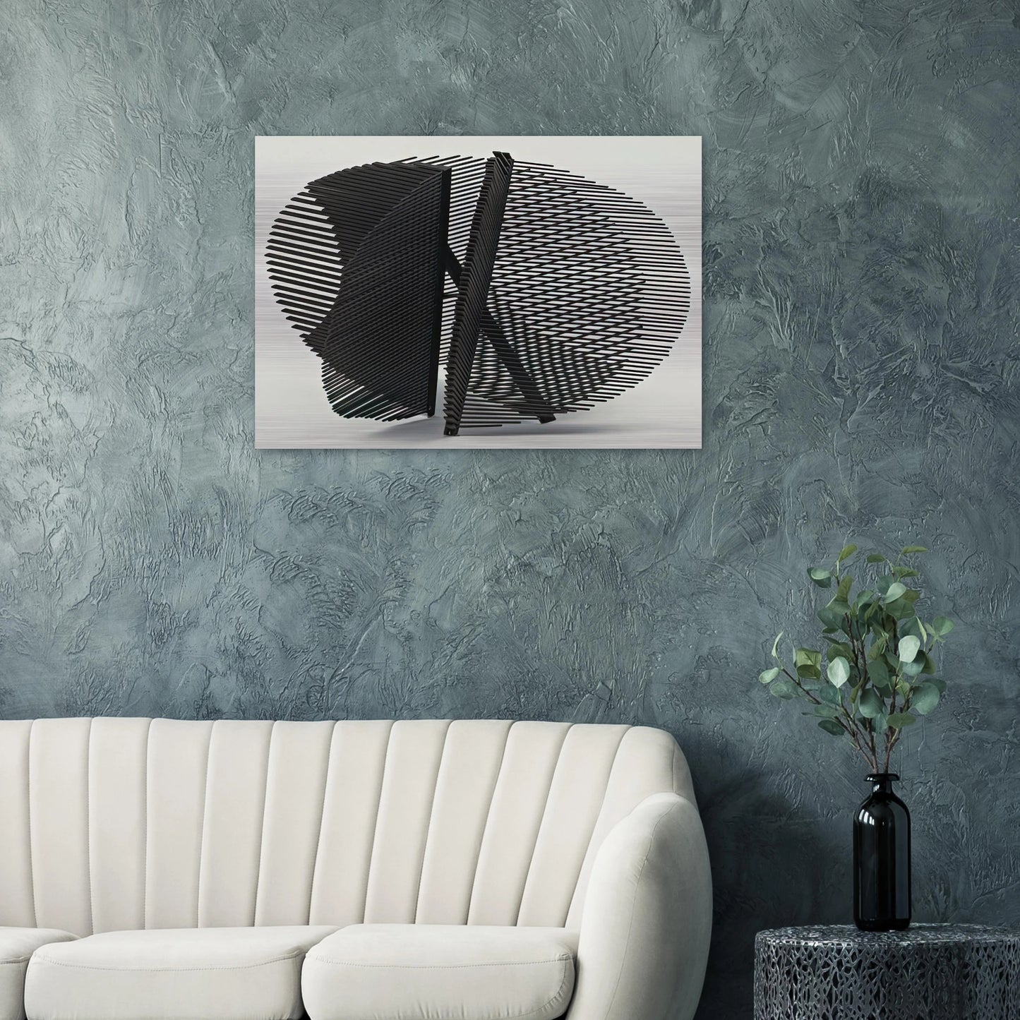 Esfera - 1959 - Gego Brushed Aluminum Print - 70x100 cm / 28x40 inches | Gego Aluminum Print | Gego Prints