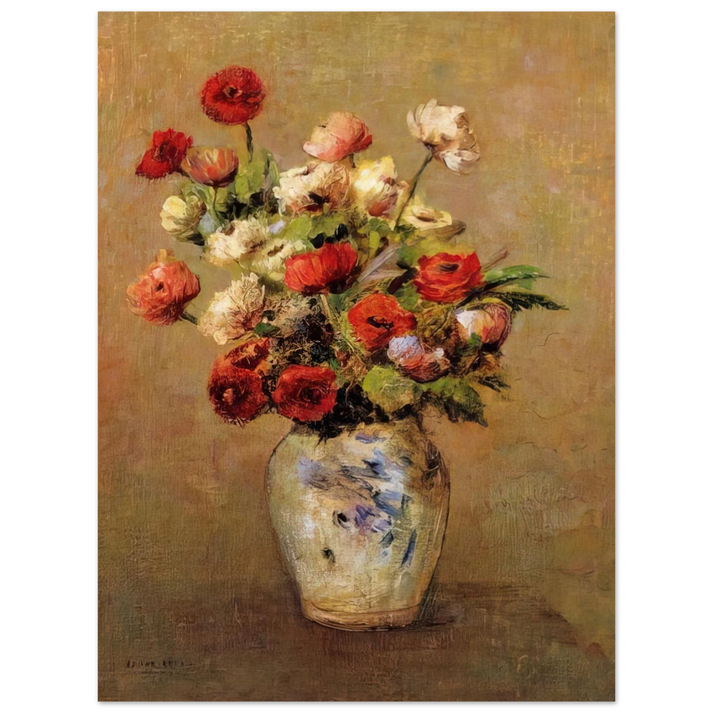 Odilon Redon - BOUQUET OF FLOWERS 75x100 cm / 30x40inches Fine Art Poster