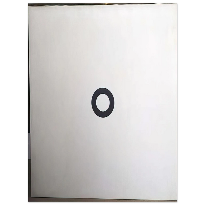 Daniel Buren - Cercle noir sur fond blanc - 1967 75x100 cm / 30x40inches Fine Art Poster