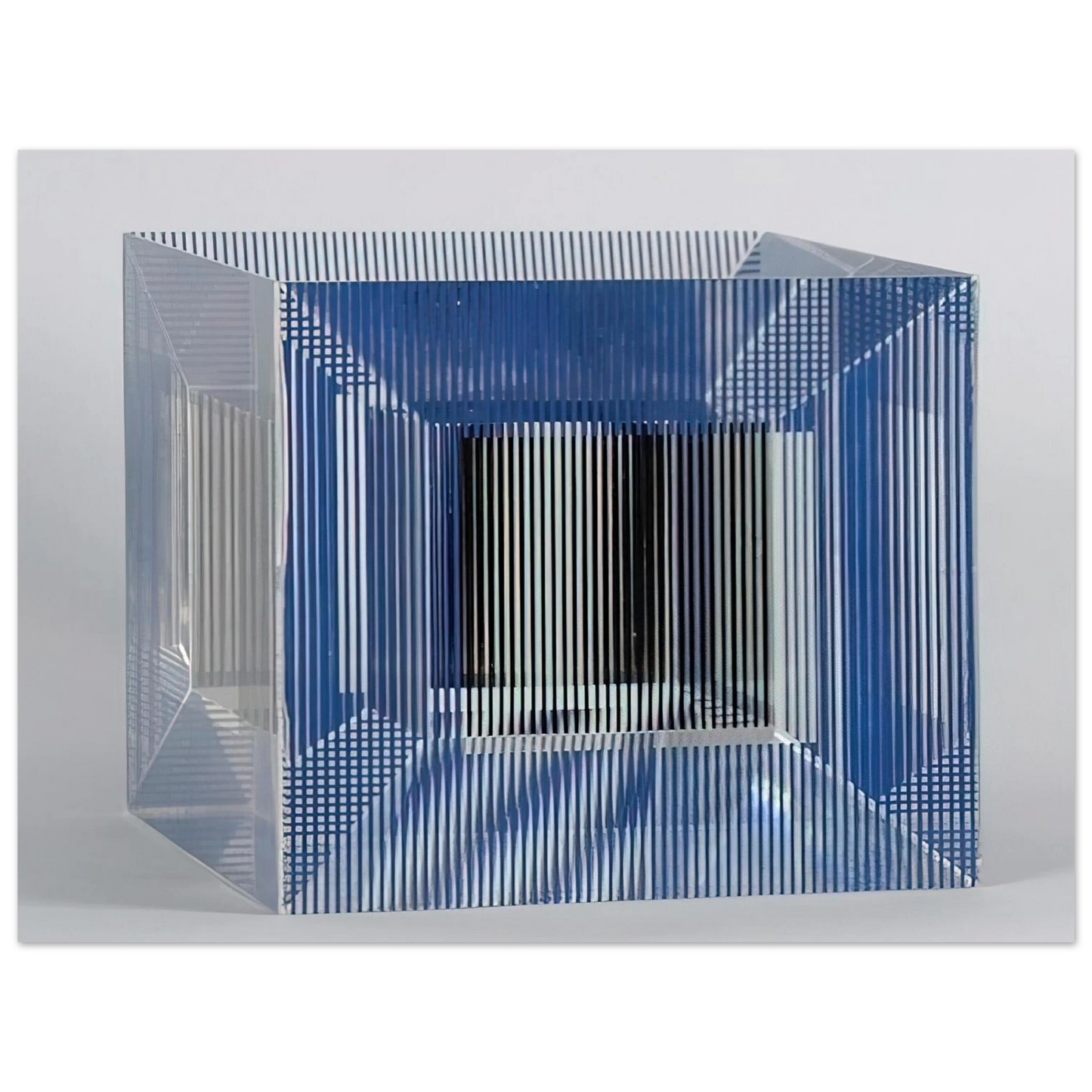 Jesus Rafael Soto - CUBE WITH AMBIGOUS SPACE 1981 Fine Art Poster - Default Title