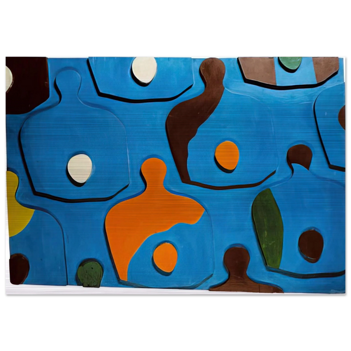 Еgg Board - Jean Arp Brushed Aluminum Print - 70x100 cm / 28x40 inches | Jean Arp Aluminum Print | Jean Arp Prints