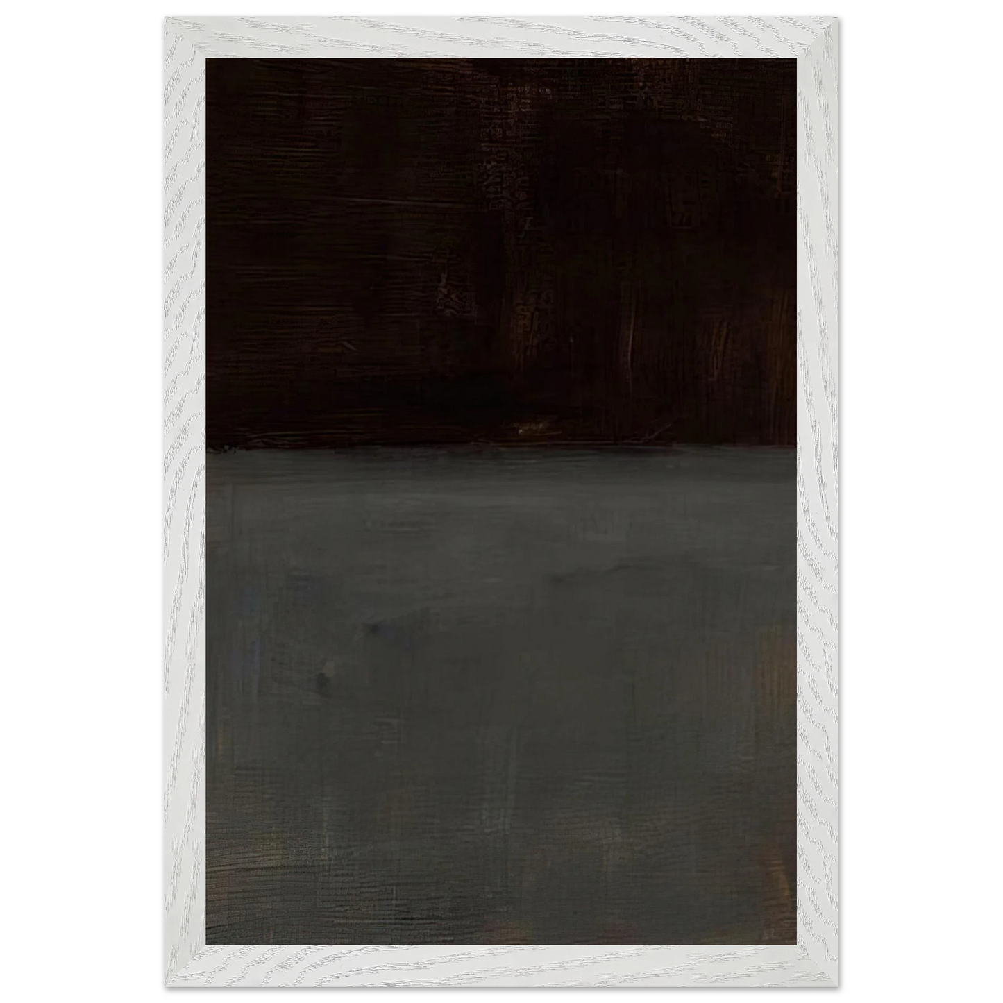 Mark Rothko - Untitled brown and gray - 1969 Wall Art - 30x40 cm / 12x16 inches - Premium Wooden Framed Poster With Fine Art Paper - Wood frame