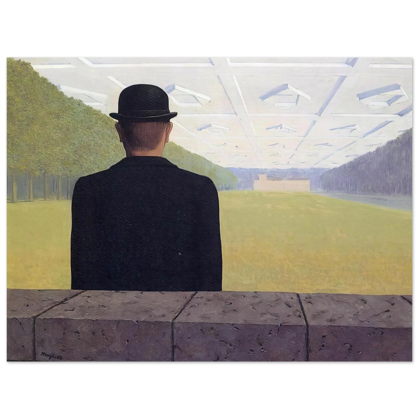 Rene Magritte - THE GREAT CENTURY 1954 Fine Art Poster - Default Title