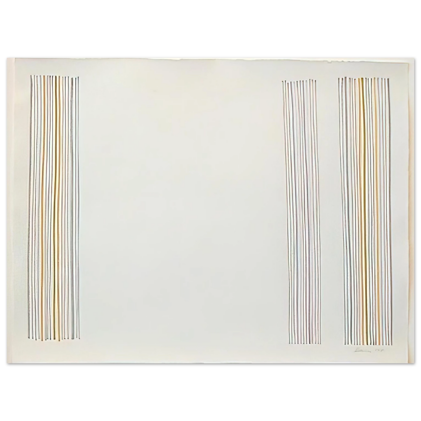 Gene Davis - Untitled - 1981 Fine Art Poster - Default Title