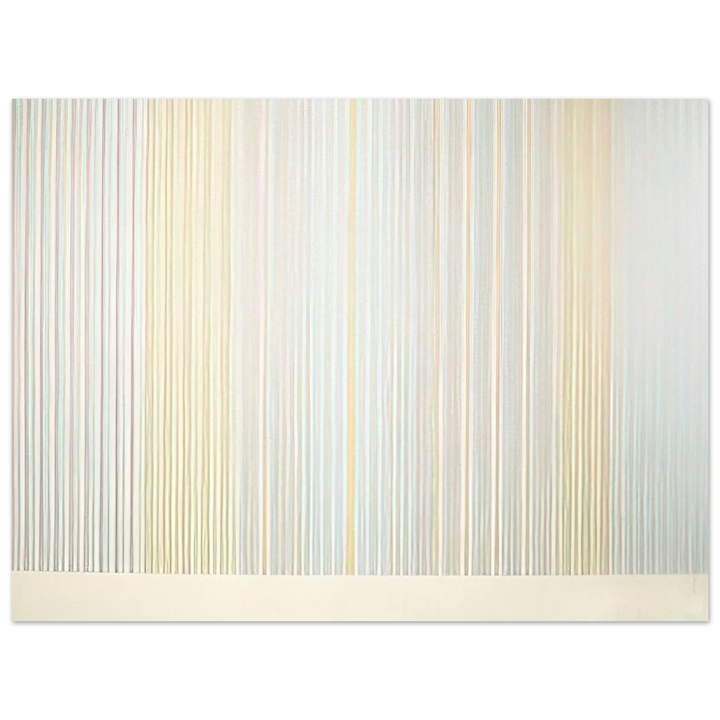 Gene Davis - Renoir's Curtain - 1977 Fine Art Poster - Default Title