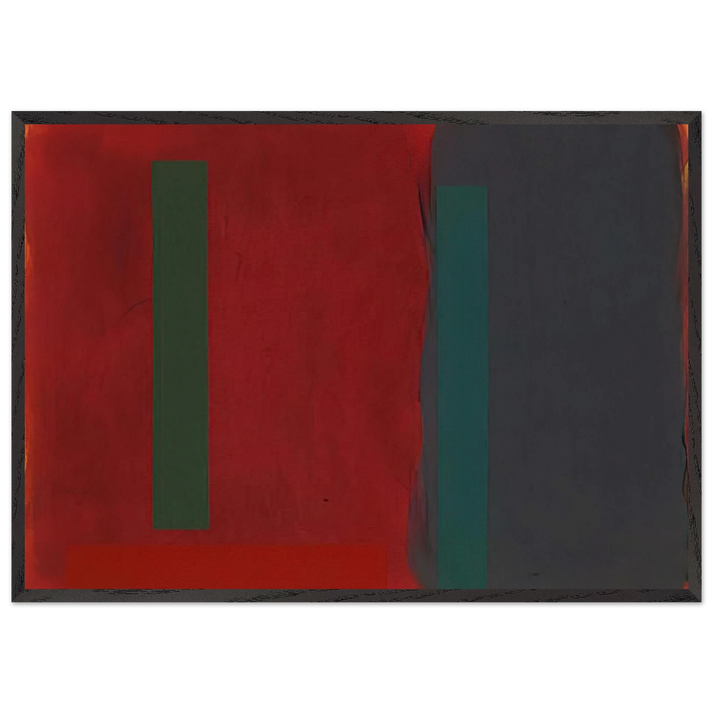 Paris Green - 1990 - Doug Ohlson 70x100 cm / 28x40 inches Framed Art Print – Black Wooden Frame