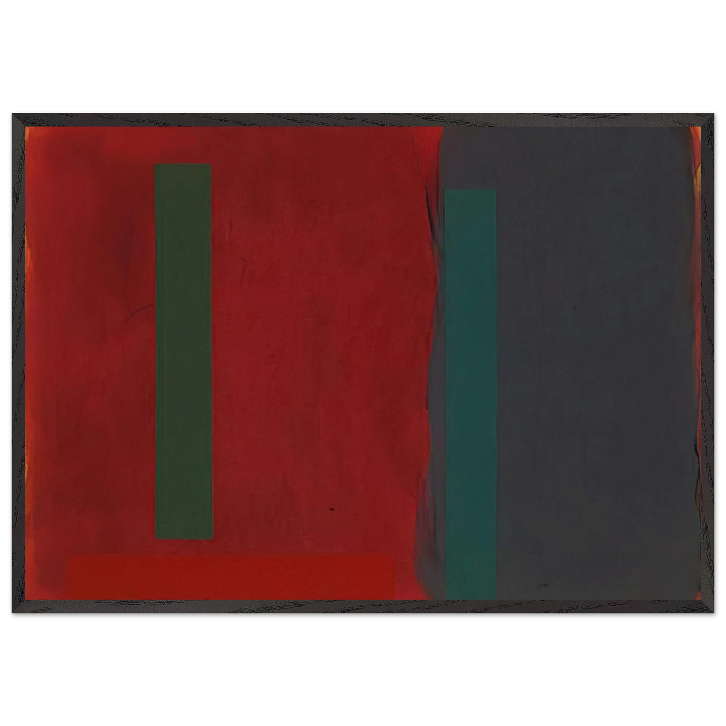 Paris Green - 1990 - Doug Ohlson Framed Art Print – Black Wooden Frame - Default Title - -Framed Art Print