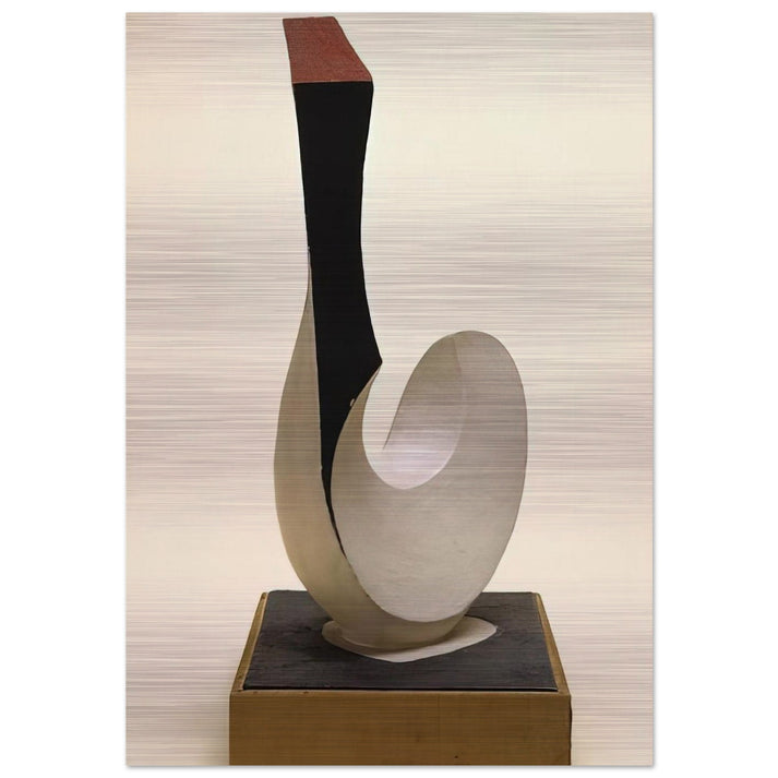 CHICKEN AND EGG 1946 - Kurt Schwitters Brushed Aluminum Print - 70x100 cm / 28x40 inches | Kurt Schwitters Aluminum Print | Kurt Schwitters Prints