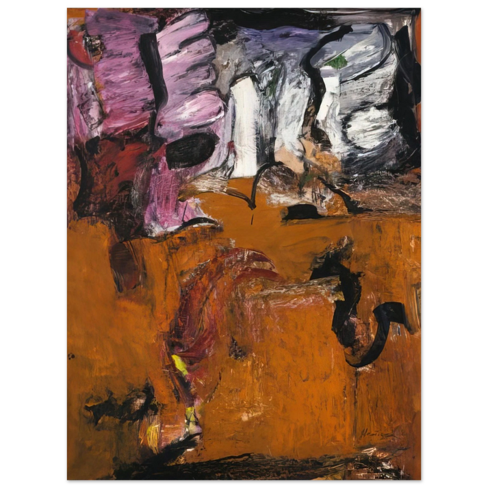 Grace Hartigan - PALLAS ATHENA EARTH 1961 75x100 cm / 30x40inches Fine Art Poster