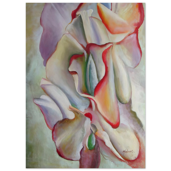 Georgia O'Keeffe - Pink Sweet Peas Fine Art Poster