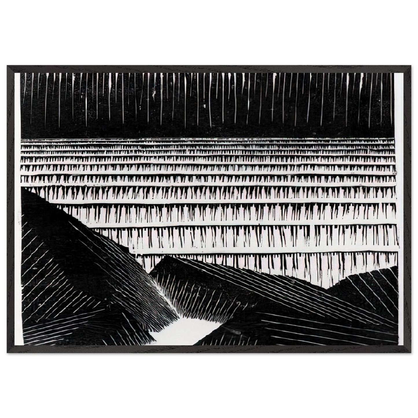 ESCHER 4 - MC Escher Framed Art Print – Black Wooden Frame - Default Title - -Framed Art Print