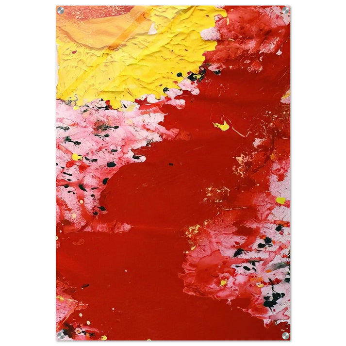 Hommage a Vincent van Gogh - Sam Francis Acrylic Print - 70x100 cm / 28x40″ inches
