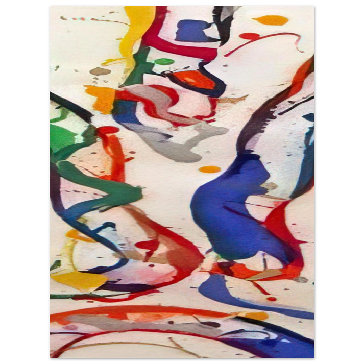 Sam Francis - Untitled 040 75x100 cm / 30x40inches Fine Art Poster