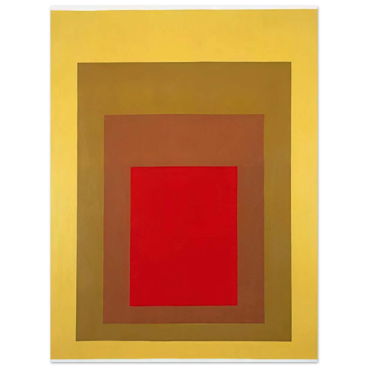 Josef Albers - HOMAGE TO THE SQUARE 1967 1 Fine Art Poster - Default Title