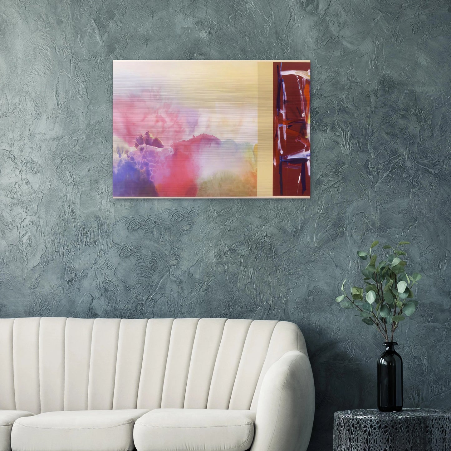 For Sara Teasdale - 1992 - Ronnie Landfield Brushed Aluminum Print - 70x100 cm / 28x40 inches | Ronnie Landfield Aluminum Print | Ronnie Landfield Prints