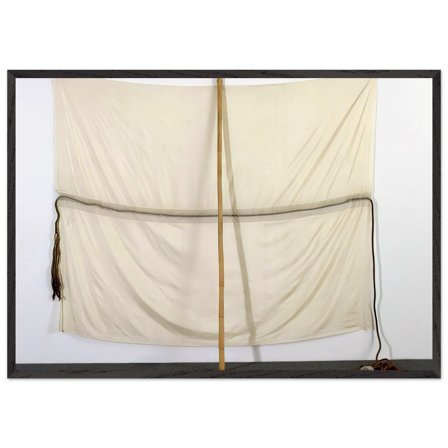 EMBARGO JAMMER 1976 - Robert Rauschenberg 70x100 cm / 28x40 inches Framed Art Print – Black Wooden Frame