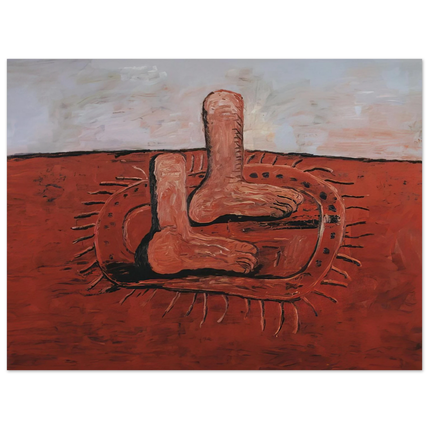 Philip Guston - TWO FAT FEET Fine Art Poster - Default Title