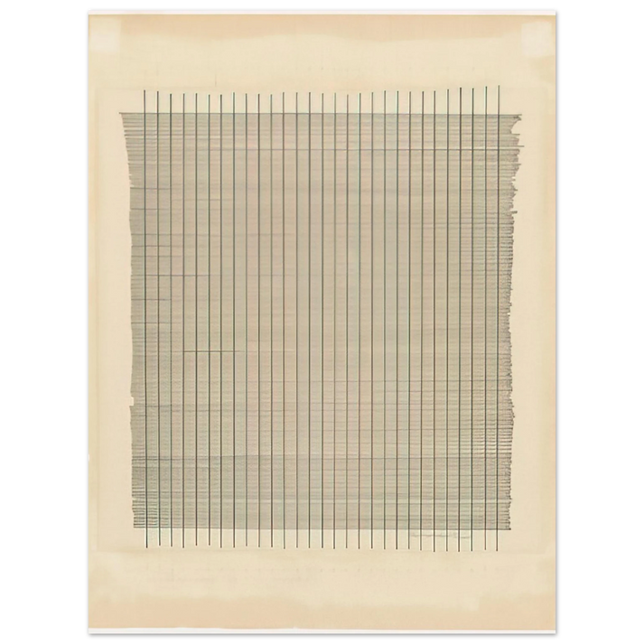 Agnes Martin - Tremolo 75x100 cm / 30x40inches Fine Art Poster