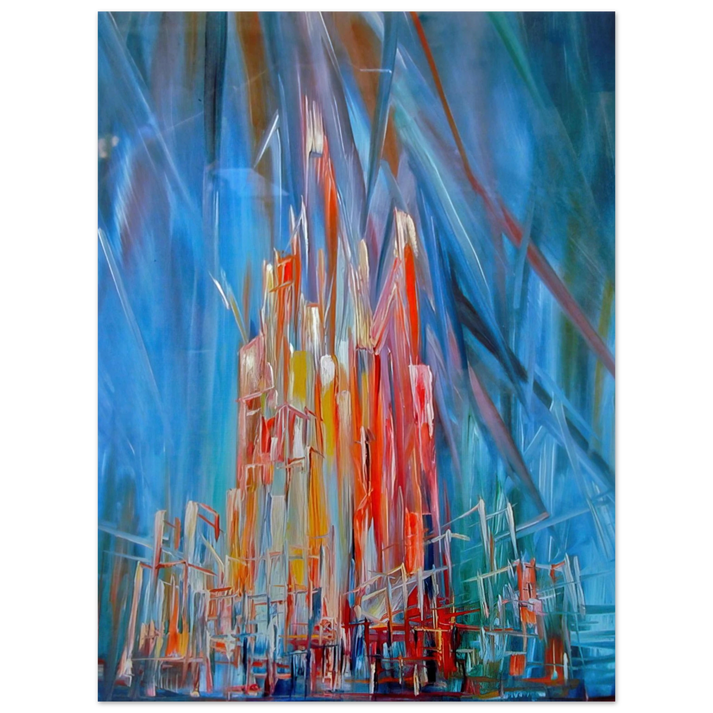 Konrad Zuse - Untitled - Kitsch 75x100 cm / 30x40inches Fine Art Poster