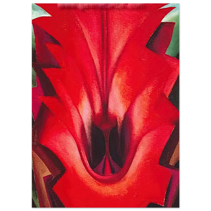 Georgia O'Keeffe - Inside Red Canna Fine Art Poster