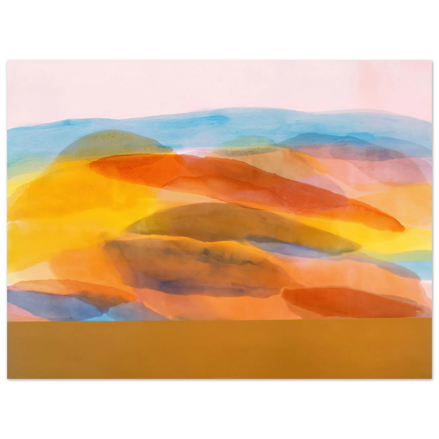 Ronnie Landfield - Golden Harvest - 1981 Fine Art Poster - Default Title