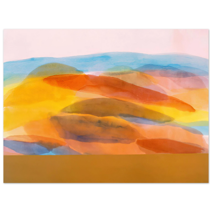 Ronnie Landfield - Golden Harvest - 1981 75x100 cm / 30x40inches Fine Art Poster