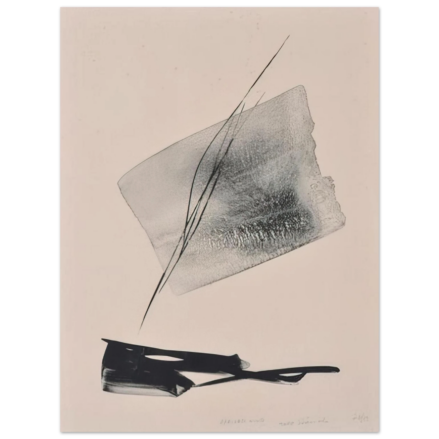 Toko Shinoda - Arrived Wind - Abstract Expressionism Fine Art Poster - Default Title