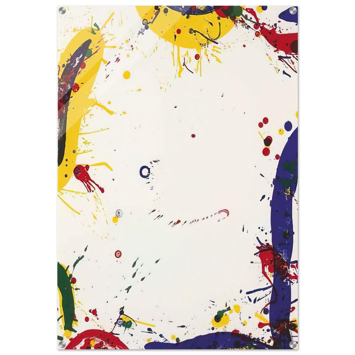 Upper Yellow II Lembark L73 - Sam Francis Acrylic Print - 70x100 cm / 28x40″ inches | Sam Francis Wall Art | Sam Francis Prints
