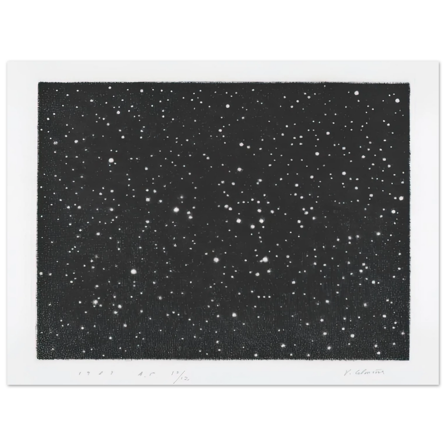 Vija Celmins - MOUNT HOLYOKE 1987 Fine Art Poster - Default Title