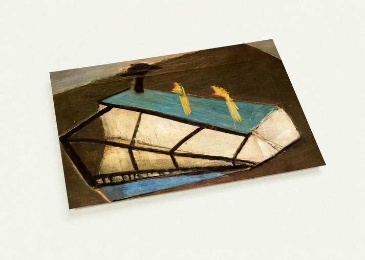 Cedar - 1932 By Maria Helena Vieira da Silva Pack of 10 Post Cards | Maria Helena Vieira da Silva Post Cards | A6 (10.5 x 14.8 cm) - 4.1 x 5.8 inches