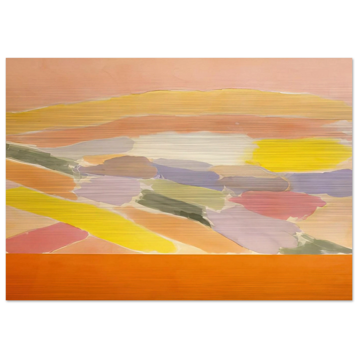 Arielle - 1978 - Ronnie Landfield Brushed Aluminum Print - 70x100 cm / 28x40 inches | Ronnie Landfield Aluminum Print | Ronnie Landfield Prints