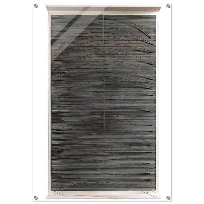 LA COURVE BLEUE 1965 - Jesus Rafael Soto Acrylic Print - 70x100 cm / 28x40″ inches