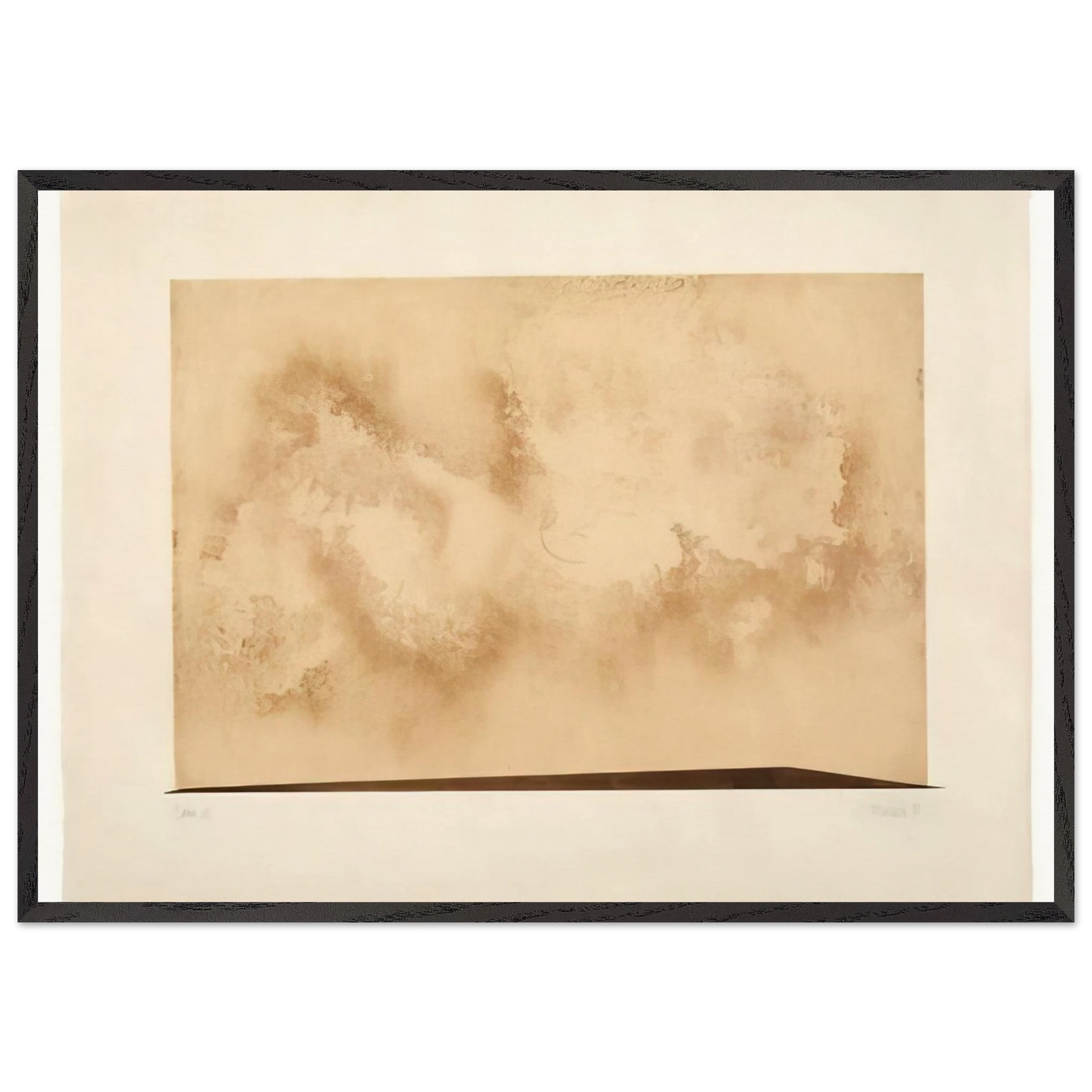 Deka 28 - 1987 - John Cage 70x100 cm / 28x40 inches Framed Art Print – Black Wooden Frame