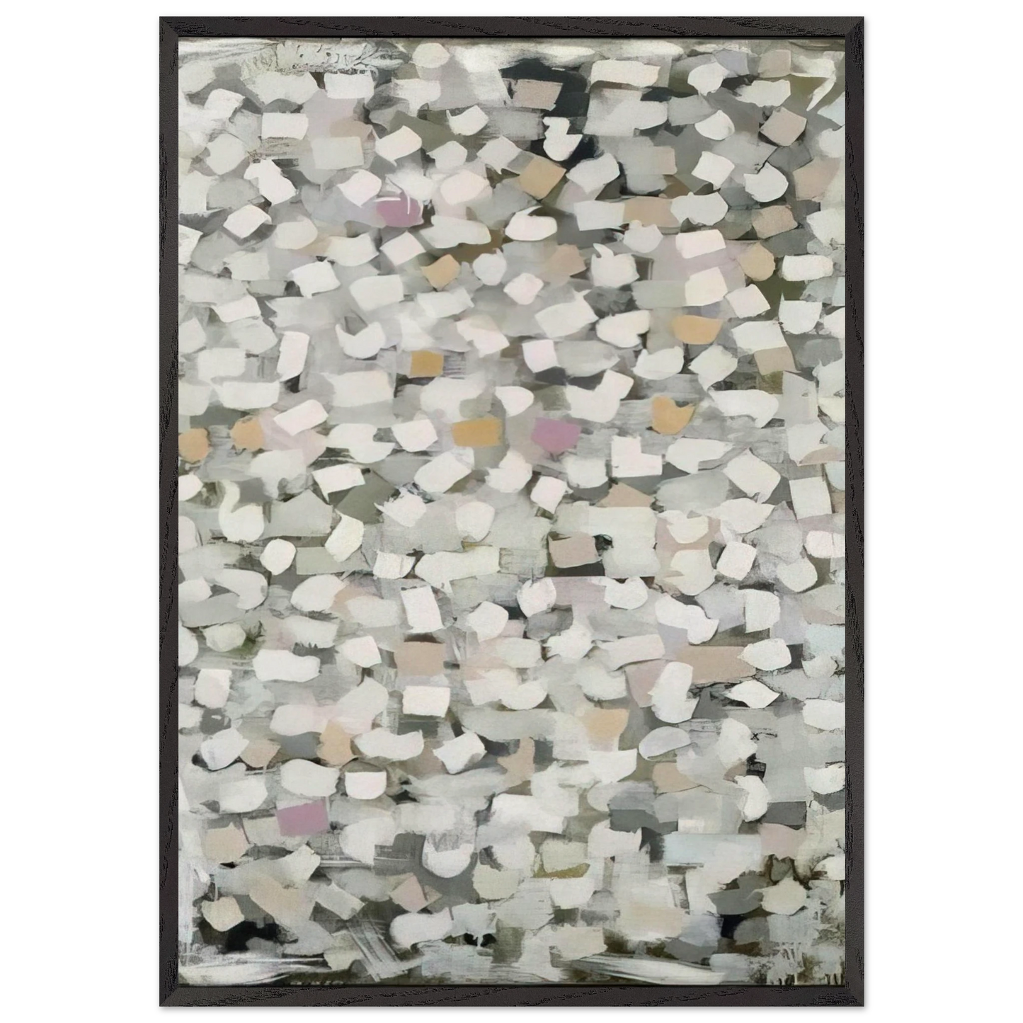 Number 1 - 1952 - Bradley Walker Tomlin Framed Art Print – Black Wooden Frame - Default Title - -Framed Art Print