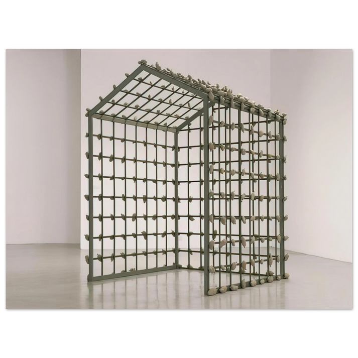 Sigmar Polke - POTATO HOUSE KARTOFFELHAUS 1967 75x100 cm / 30x40inches Fine Art Poster