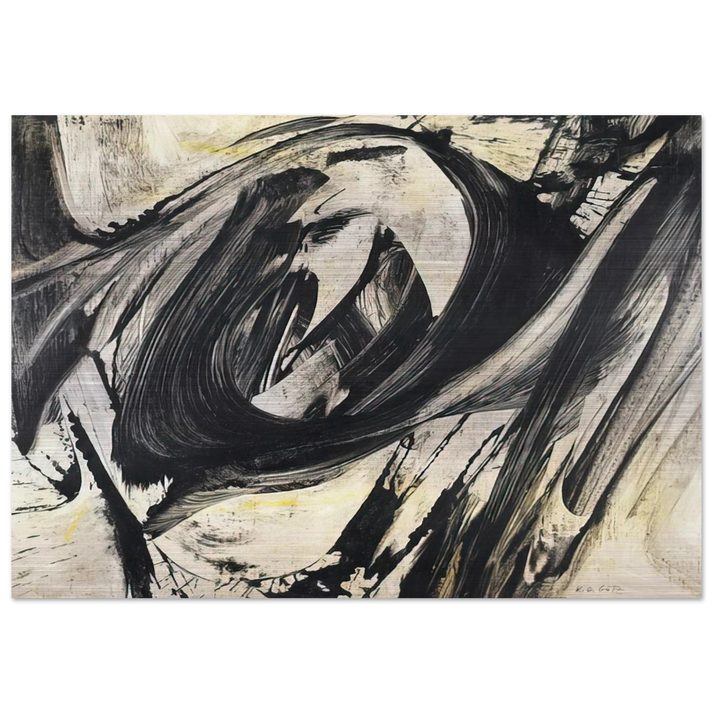 Karant 5.7.1957 - Karl Otto Gotz Brushed Aluminum Print - 70x100 cm / 28x40 inches | Karl Otto Gotz Aluminum Print | Karl Otto Gotz Prints