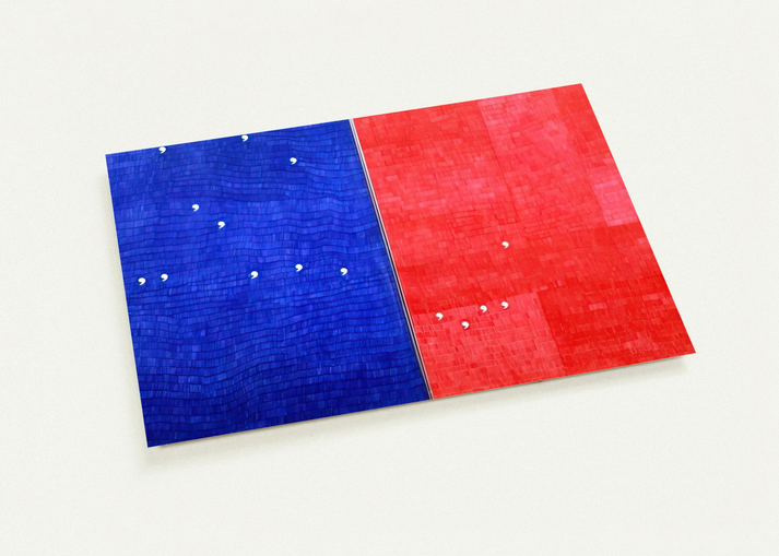 IMMAGINANDO TUTTO 1982 By Alighiero Boetti Pack of 10 Post Cards | Alighiero Boetti Post Cards | A6 (10.5 x 14.8 cm) - 4.1 x 5.8 inches