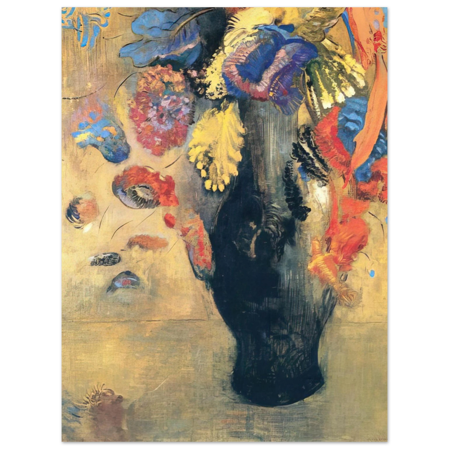 Odilon Redon - FLOWERS Fine Art Poster - Default Title