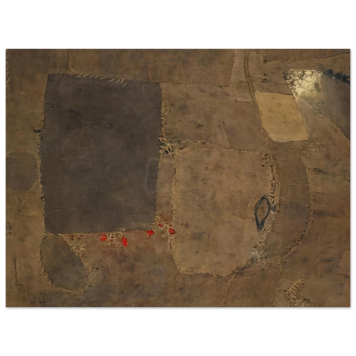 Alberto Burri - Composition 75x100 cm / 30x40inches Fine Art Poster