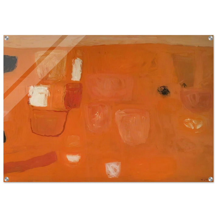 Orange and Red - 1957 - William Scott Acrylic Print - 70x100 cm / 28x40″ inches