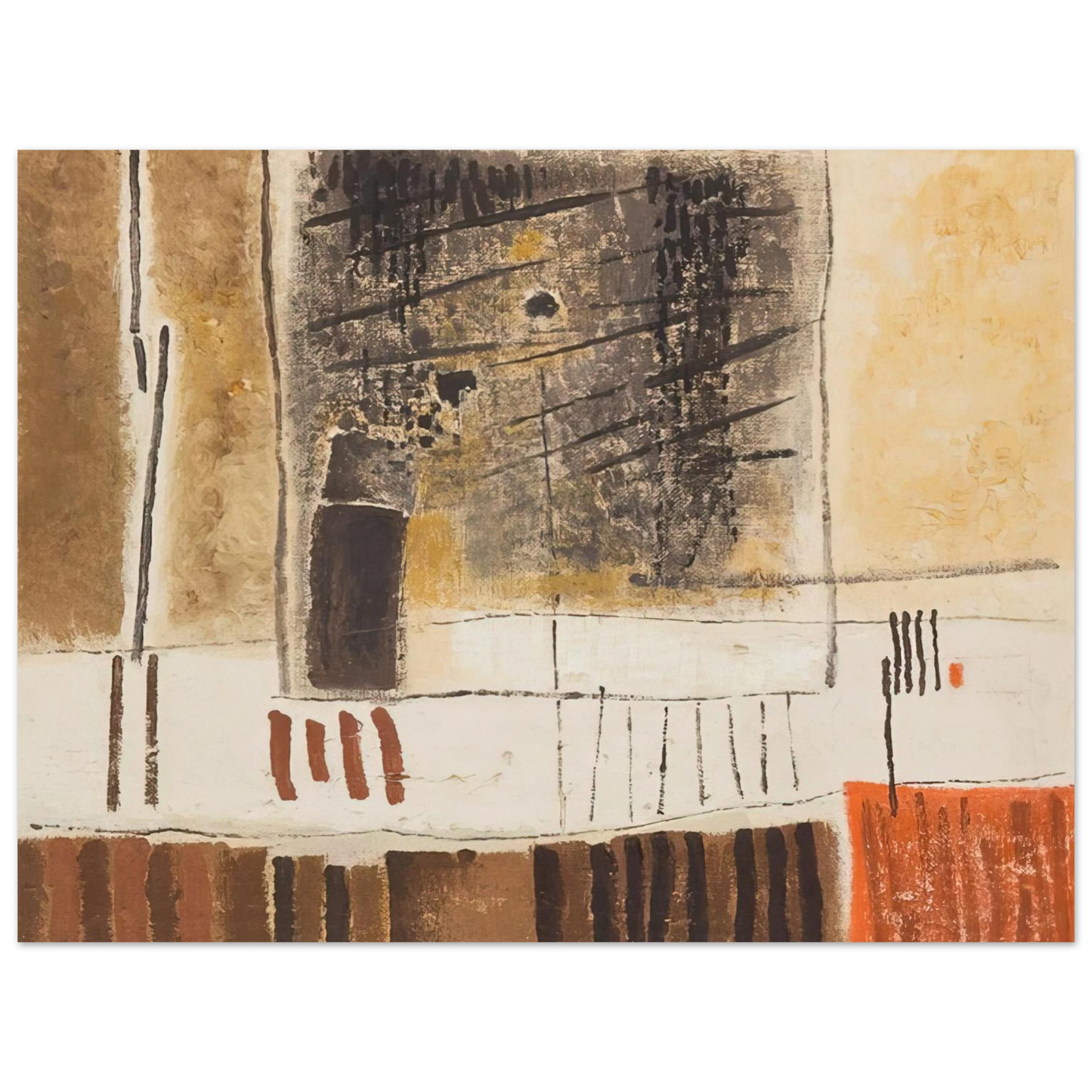 Bice Lazzari - Rhythm - 1956 Fine Art Poster - Default Title