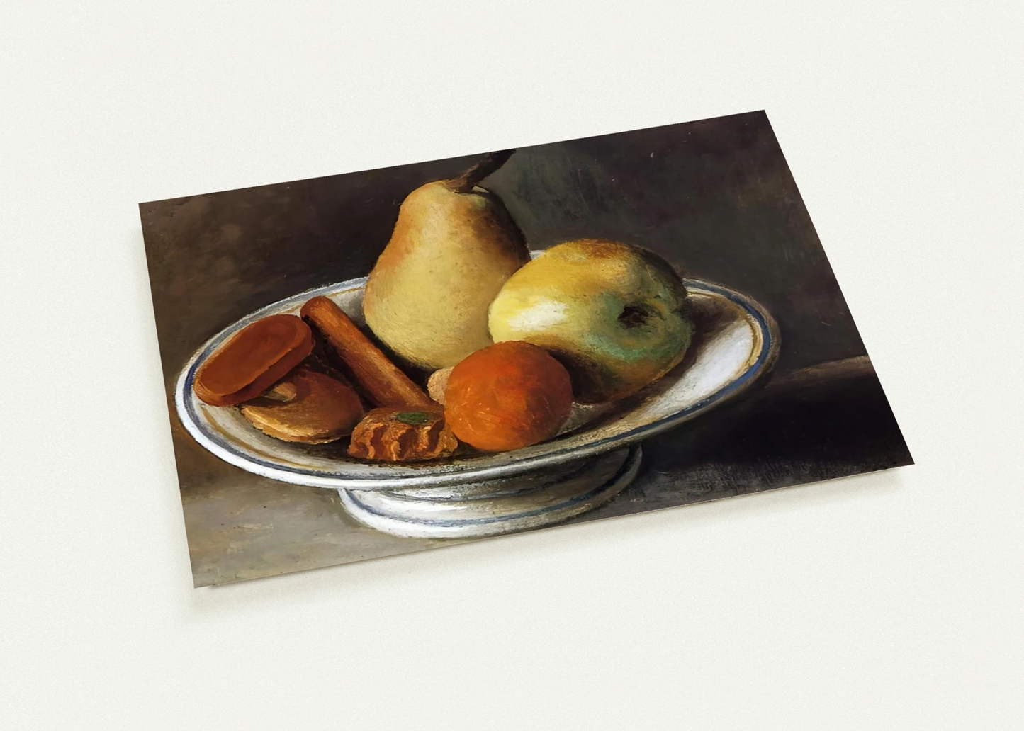 Fruit Bowl with Fruit - 1918 By Pablo Picasso Pack of 10 Post Cards | Pablo Picasso Post Cards | A6 (10.5 x 14.8 cm) - 4.1 x 5.8 inches