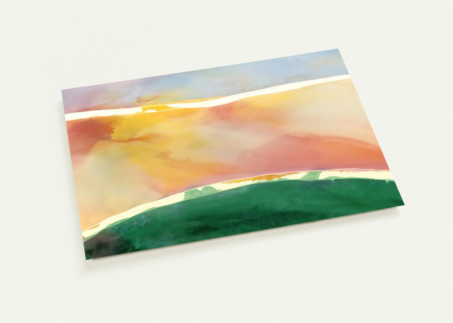 Bay Breeze - 1969 By Ronnie Landfield Pack of 10 Post Cards | Ronnie Landfield Post Cards | A6 (10.5 x 14.8 cm) - 4.1 x 5.8 inches