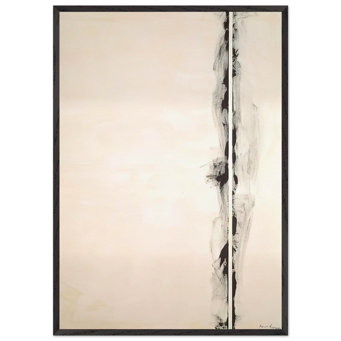 The Station of the Cross - First Station - Barnett Newman Framed Art Print – Black Wooden Frame - Default Title - -Framed Art Print