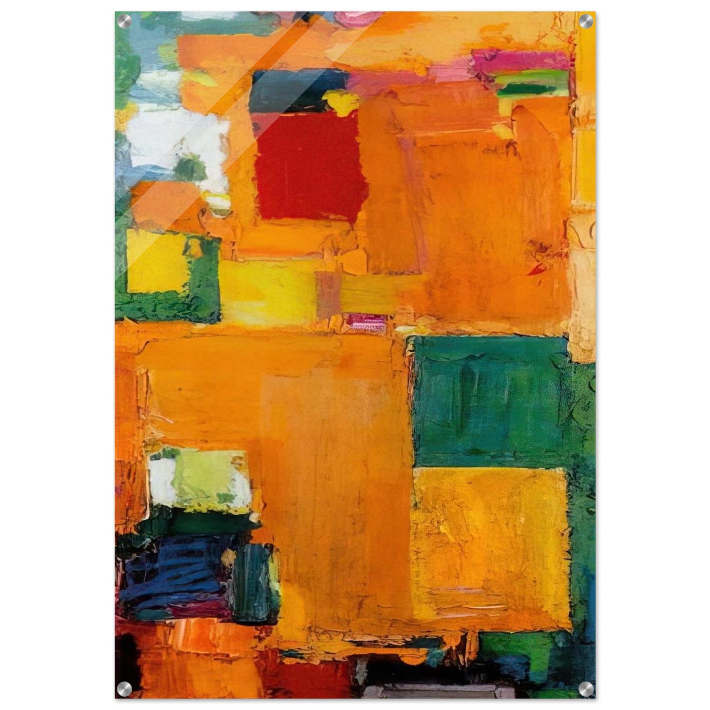 Kaleidos - Hans Hofmann Acrylic Print - 70x100 cm / 28x40″ inches