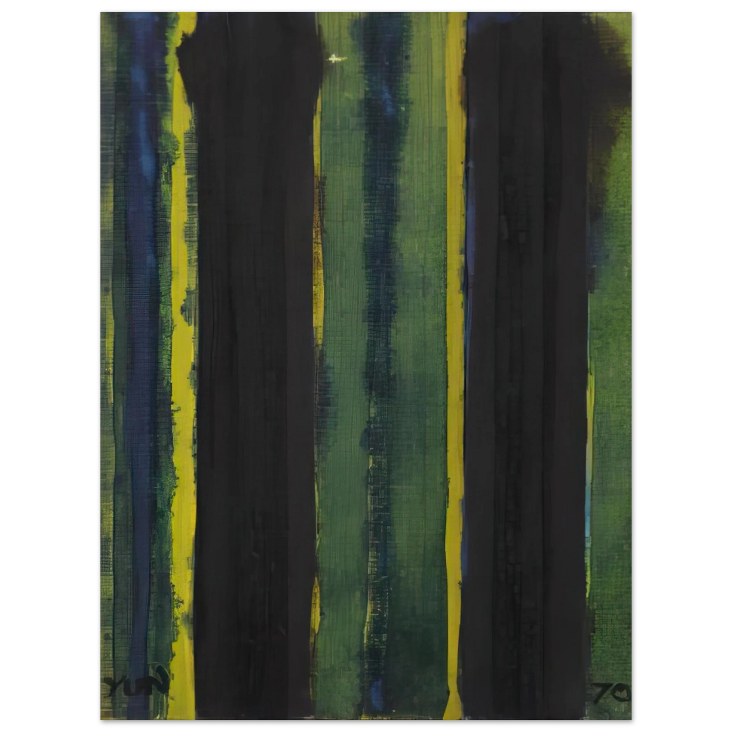 Yun Hyong-keun - Untitled - 1970 Fine Art Poster - Default Title