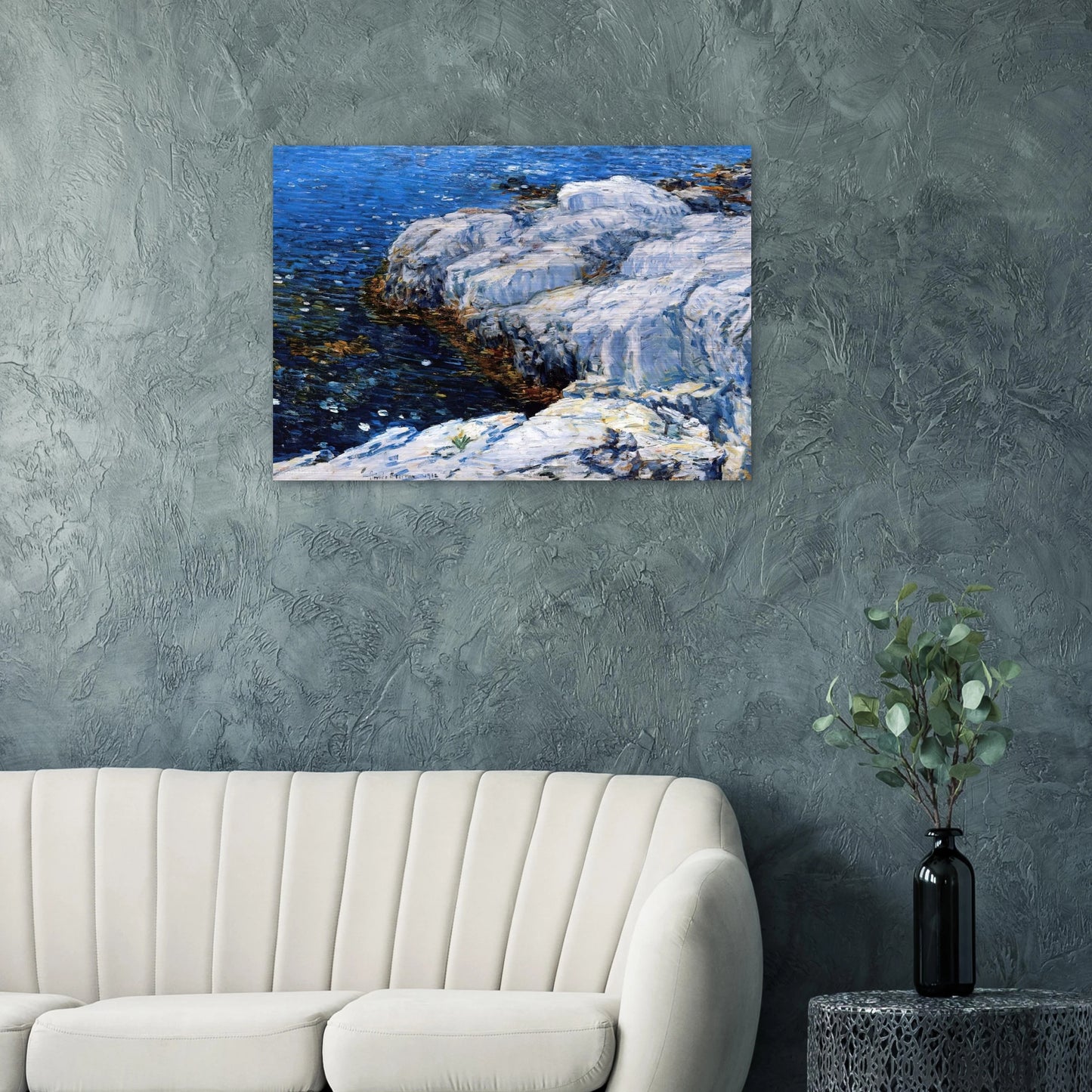 Jelly Fish - Childe Hassam Brushed Aluminum Print - 70x100 cm / 28x40 inches | Childe Hassam Aluminum Print | Childe Hassam Prints