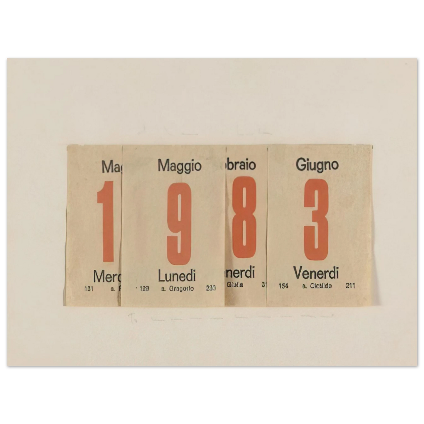 Alighiero Boetti - 1983 Fine Art Poster - Default Title